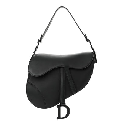 Christian Dior Ultra Matte Calfskin Saddle Bag Black 1 of 10