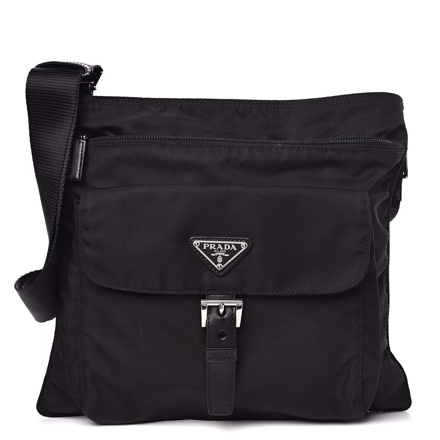Nylon Vela Messenger Black