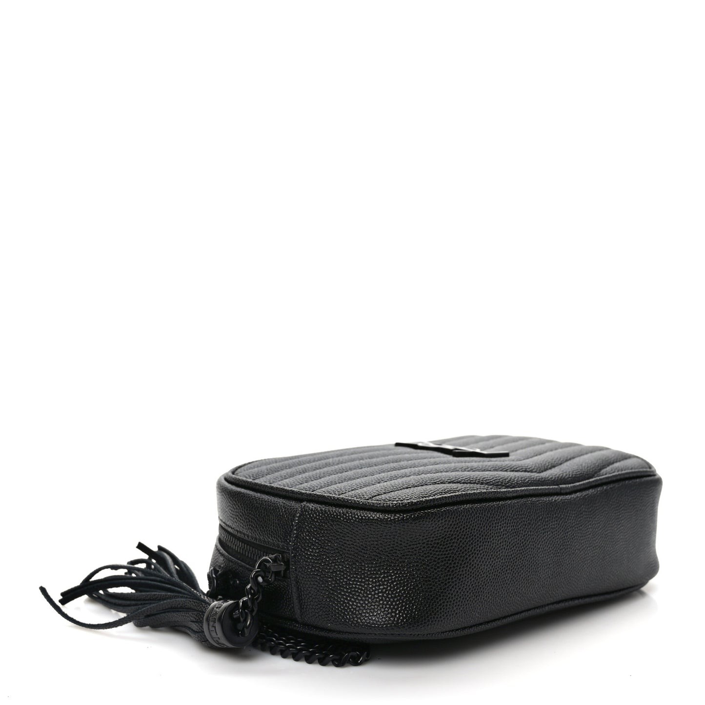 Grain De Poudre Matelasse Monochrome Monogram Mini Lou Camera Bag Black