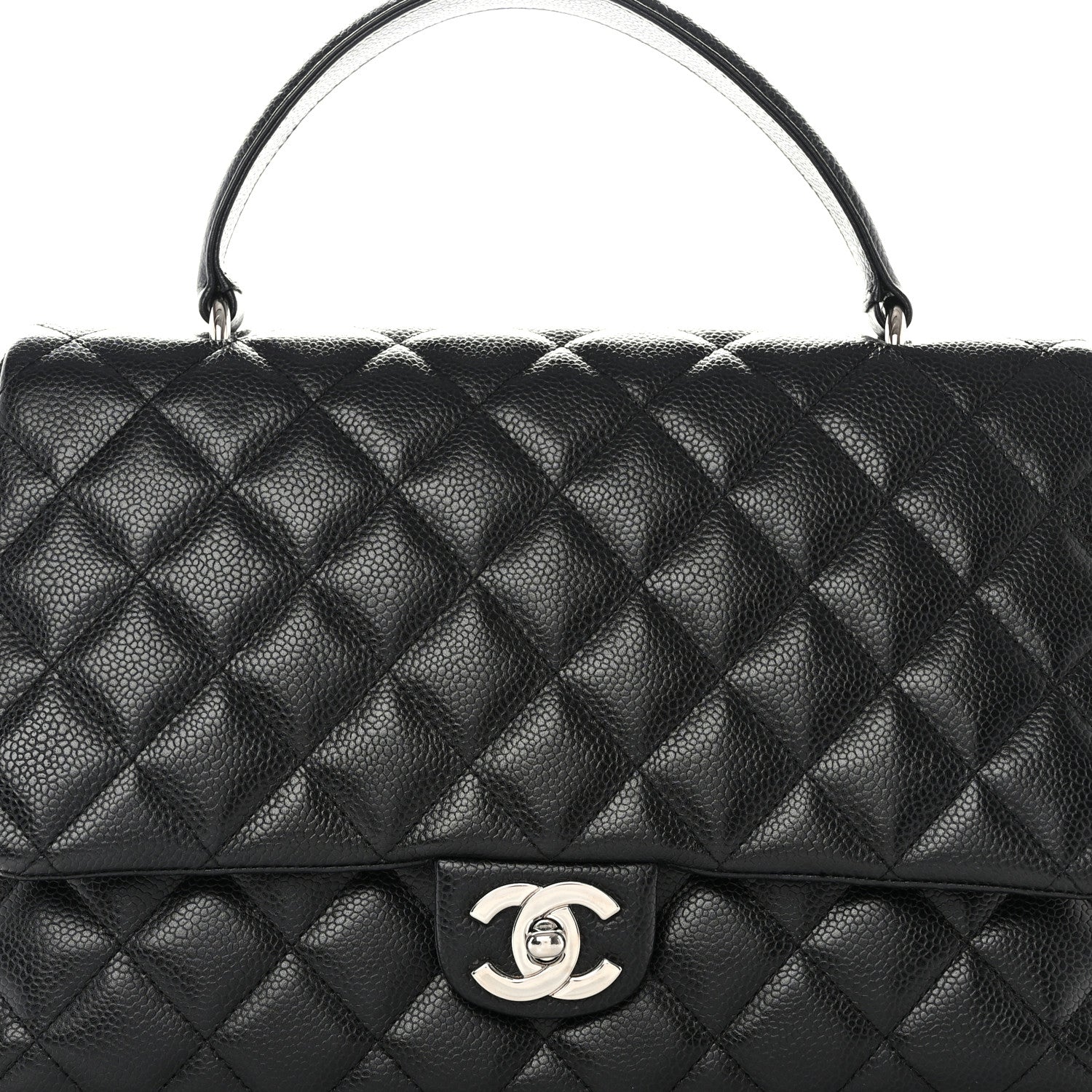 Chanel Caviar Quilted Jumbo Kelly Flap Bag Black 8 of 14
