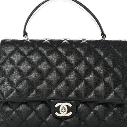Chanel Caviar Quilted Jumbo Kelly Flap Bag Black 8 of 14