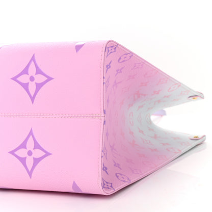 Louis Vuitton Monogram Giant Spring In The City Onthego GM Sunrise Pastel 6 of 10