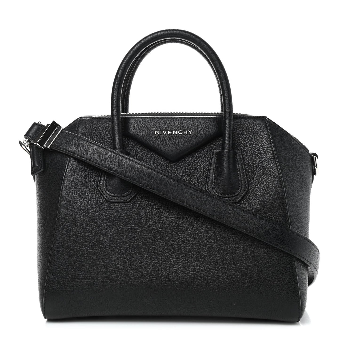 Sugar Goatskin Small Antigona Black