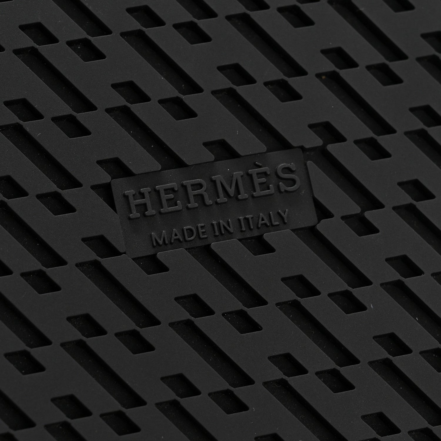 Hermes Techno Fringed H Canvas Caflskin Womens Chypre Sandals 36.5 Prunoir Black 7 of 10