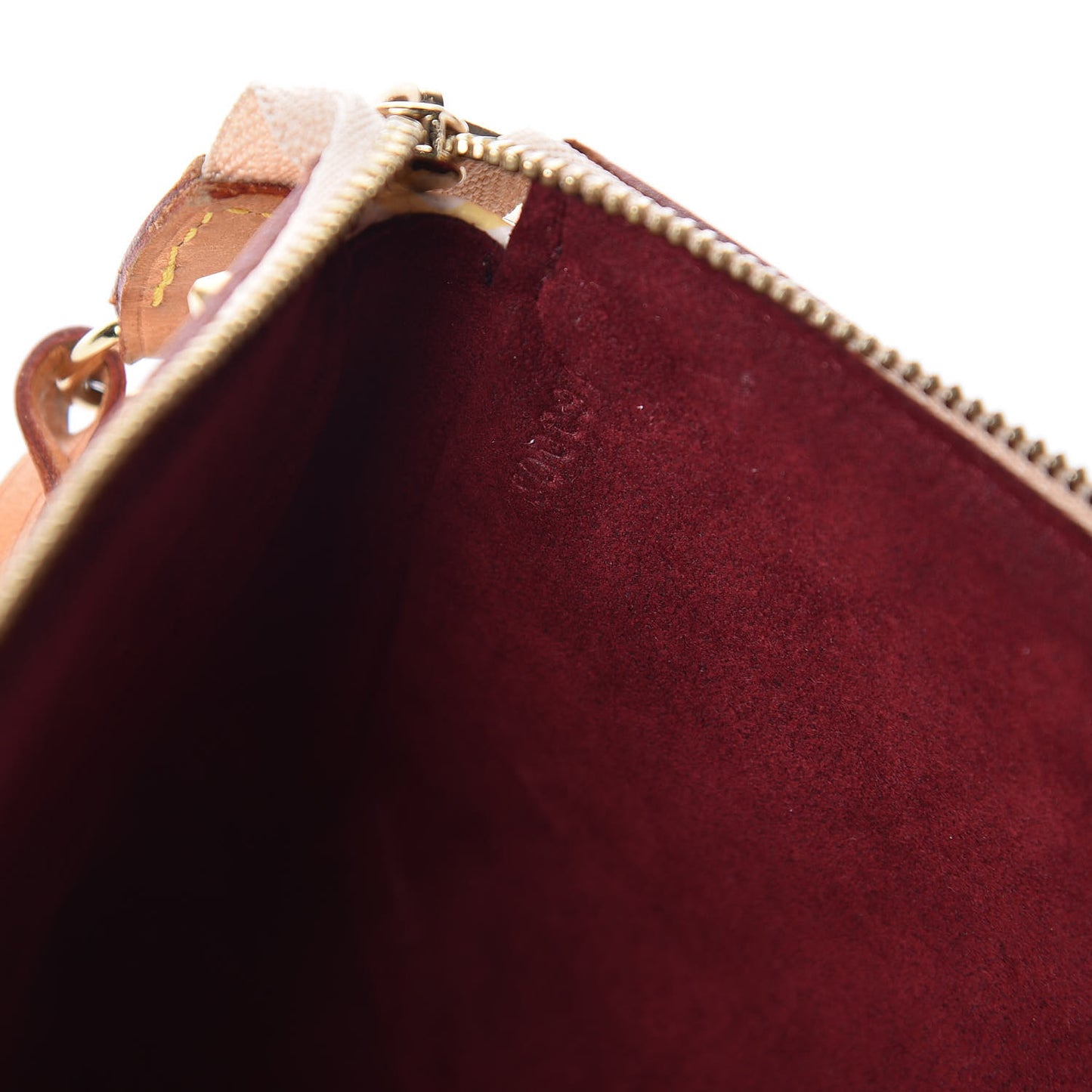 Monogram Multicolor Pochette Accessories White