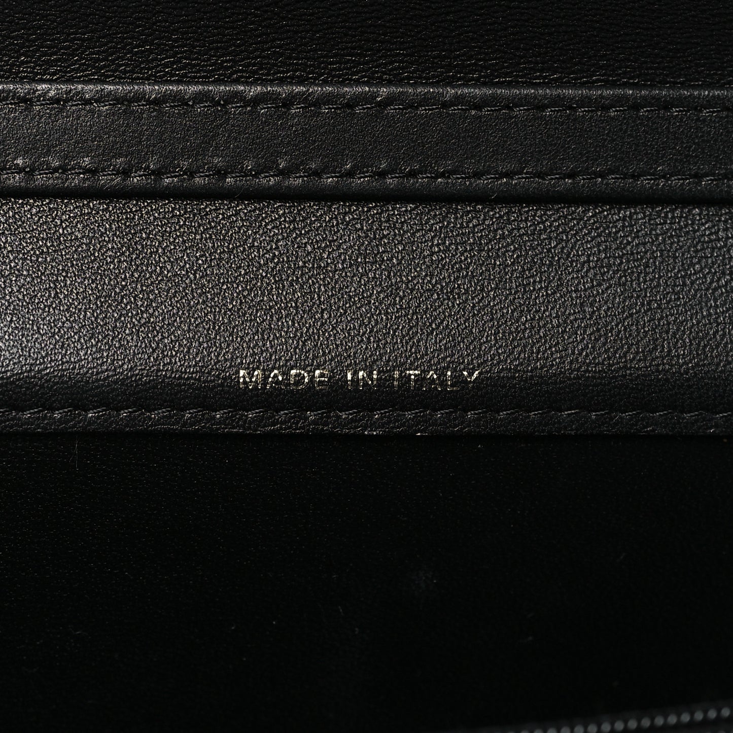 Lambskin Quilted CC Clutch On Chain Black