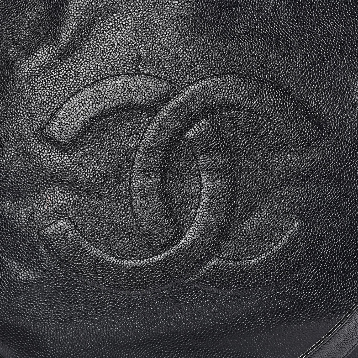 Chanel Caviar Large CC Shoulder Bag Black 11 of 11