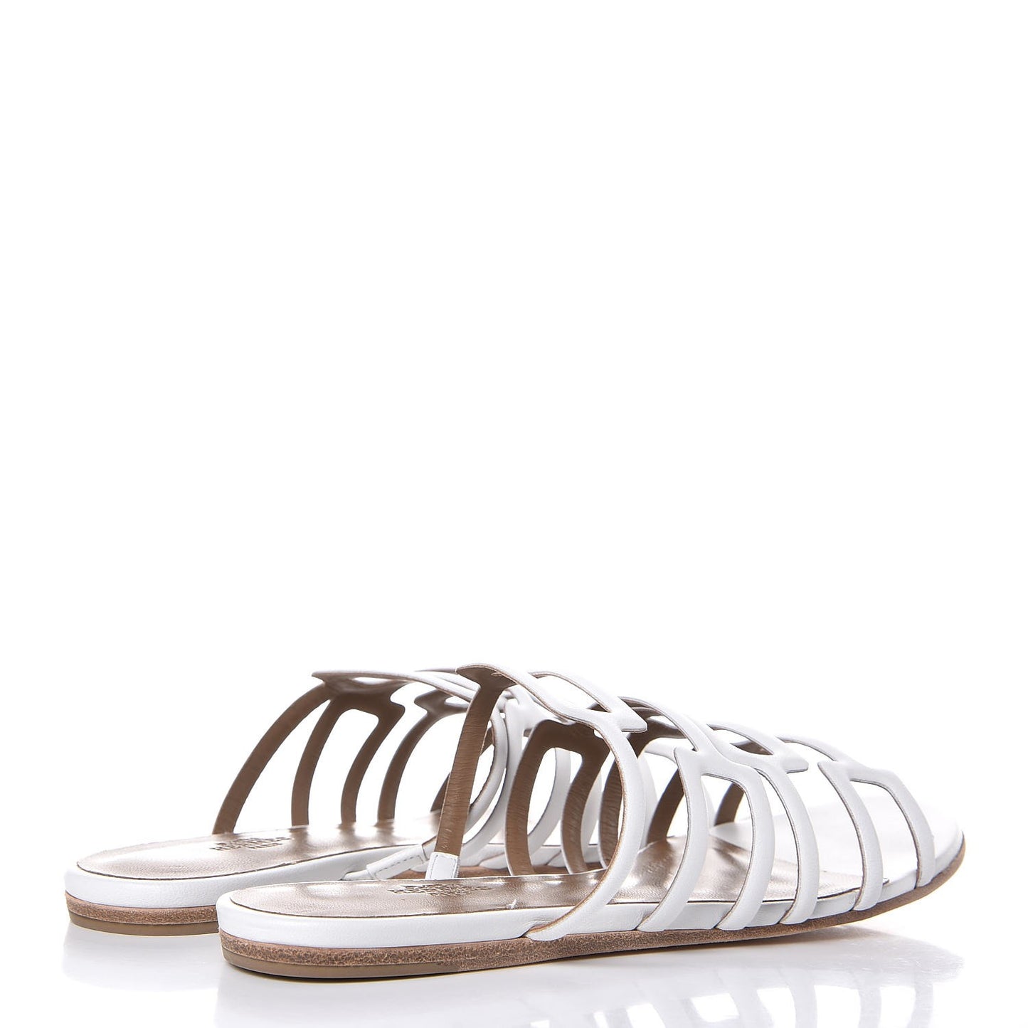 Nappa Calfskin Olympe Sandals 38 White