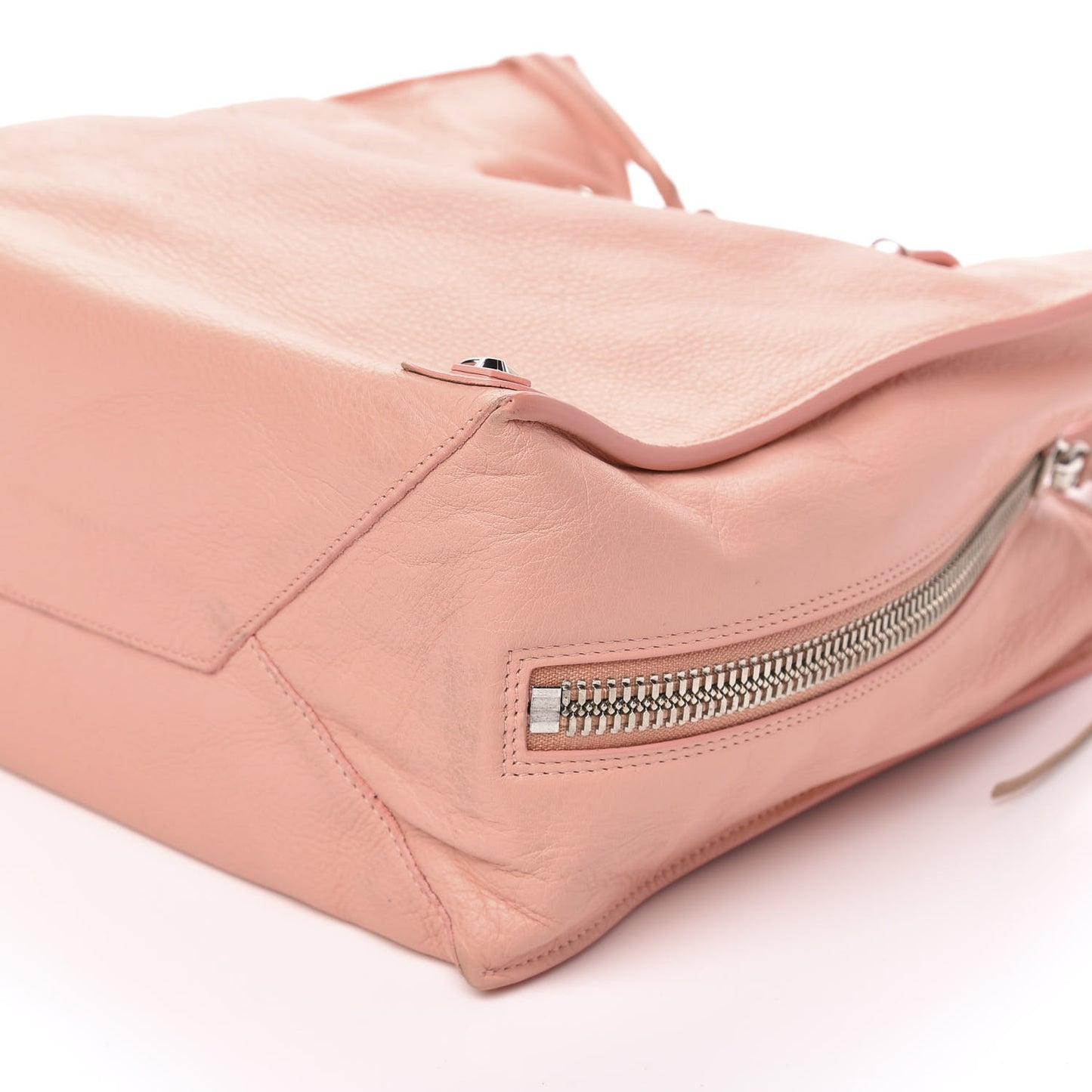 Veau Papier A5 Zip Around Tote Vieux Rose