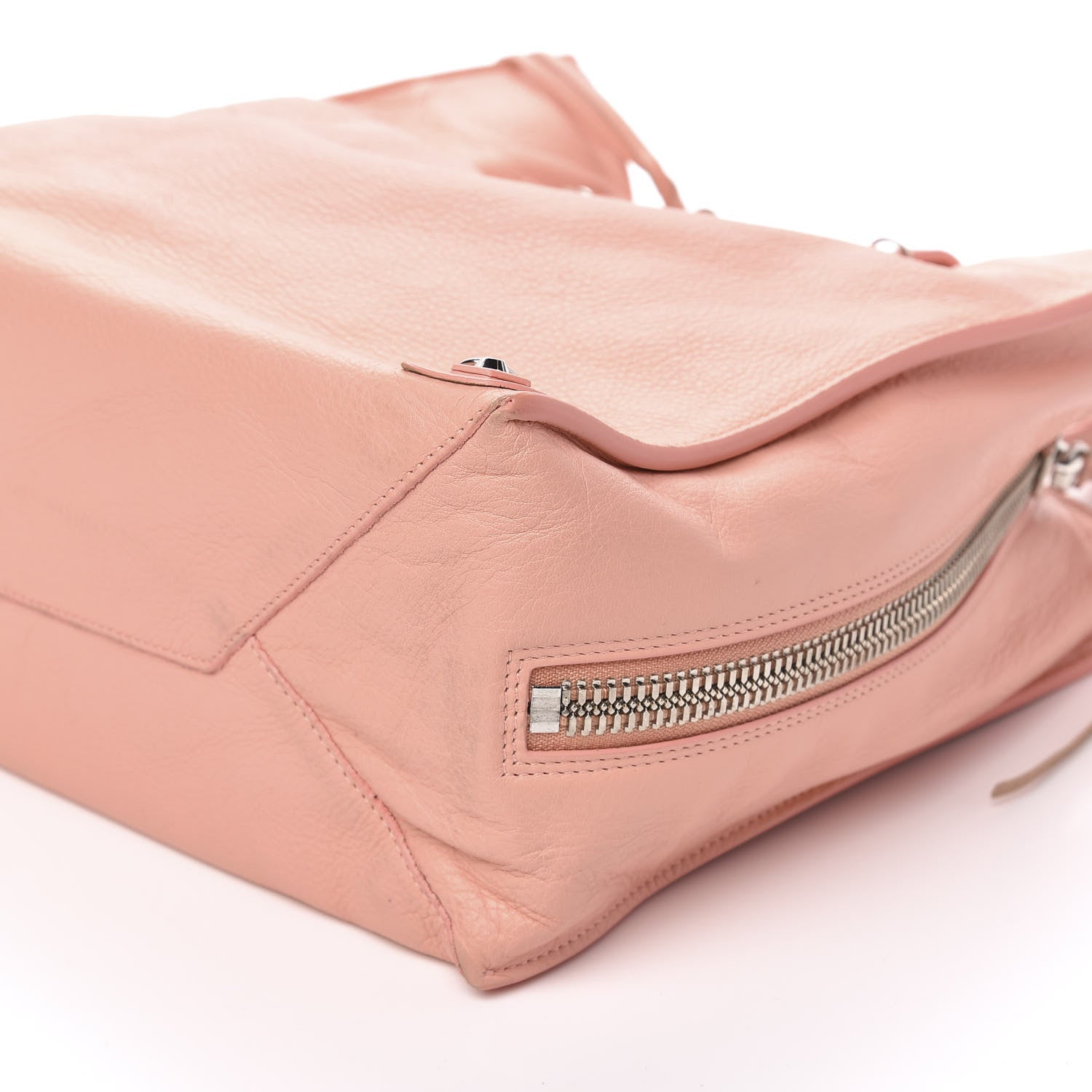 Balenciaga Veau Papier A5 Zip Around Tote Vieux Rose 9 of 11