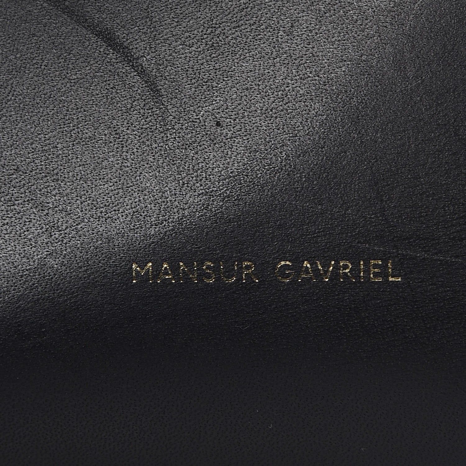 Mansur Gavriel Calfskin Mini Bucket Bag Black Ballerina 6 of 9