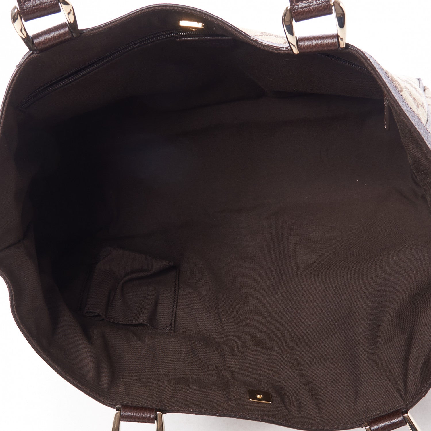 Gucci Monogram Abbey D Ring Tote Dark Brown 8 of 8