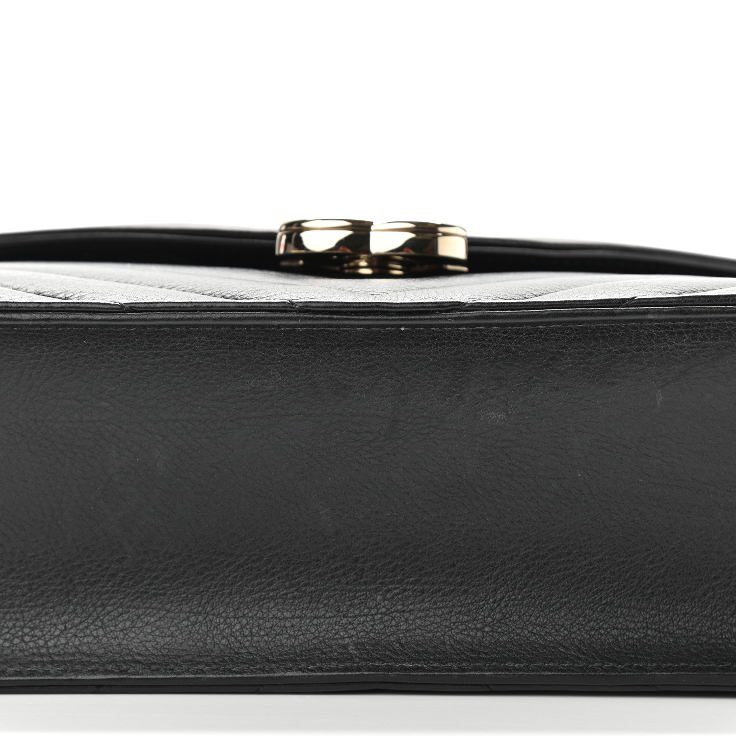 Chanel Calfskin Quilted Chevron Small Single Flap Black 11 of 11