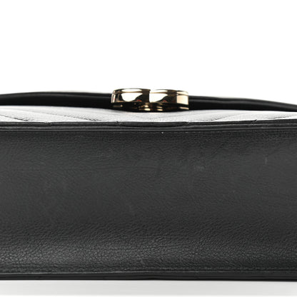 Chanel Calfskin Quilted Chevron Small Single Flap Black 11 of 11