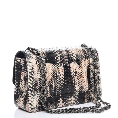 Chanel Python Jumbo Double Flap 3 of 10