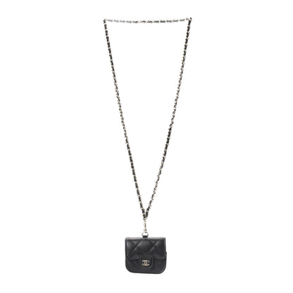 Chanel Caviar Quilted Airpods Pro Case Black 3 of 10