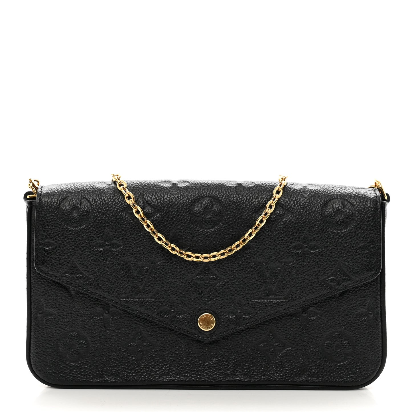 Empreinte Pochette Felicie Chain Wallet Black