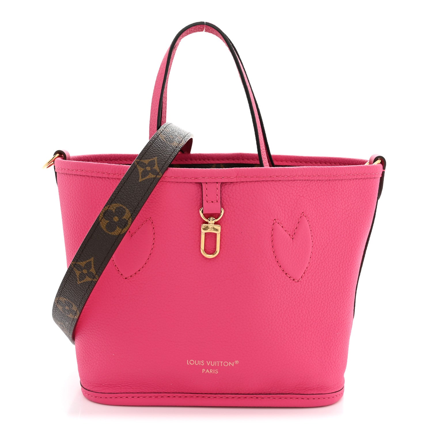 Louis Vuitton Monogram Neverfull Inside Out Bandouliere BB Rose Pondichery 4 of 16