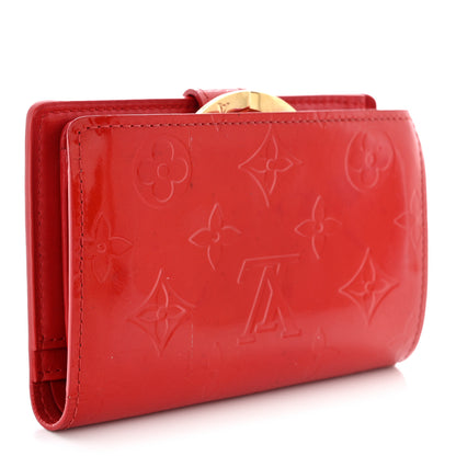 Louis Vuitton Vernis French Purse Wallet Pomme D'Amour 3 of 15