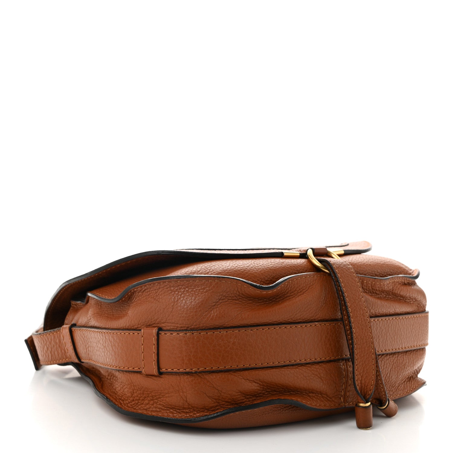 Chloe Calfskin Medium Marcie Round Crossbody Bag Tan 4 of 11