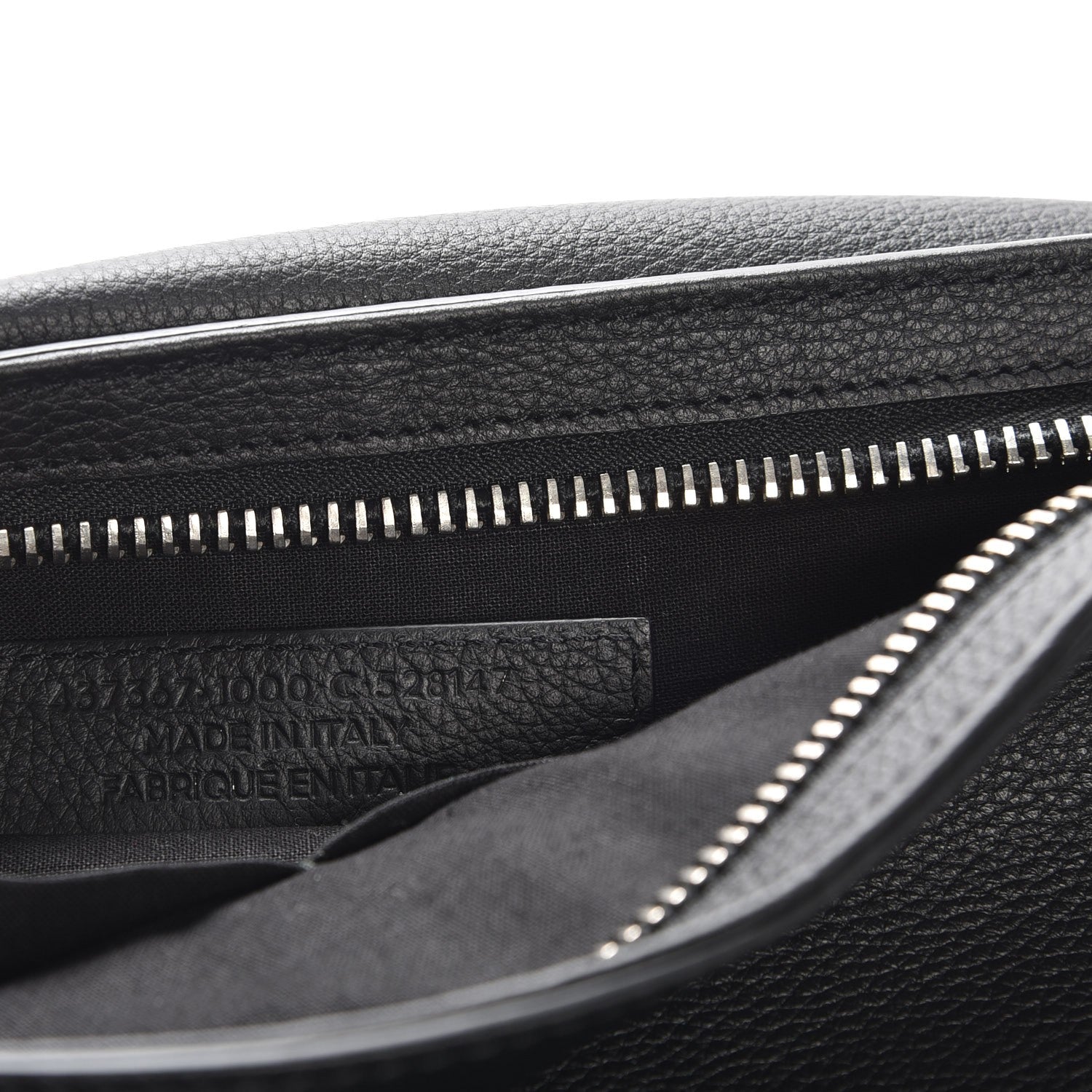 Balenciaga Calfskin Document Holder Black 7 of 9