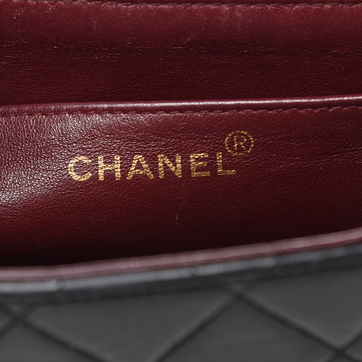 Lambskin Quilted Jumbo Single Flap Black