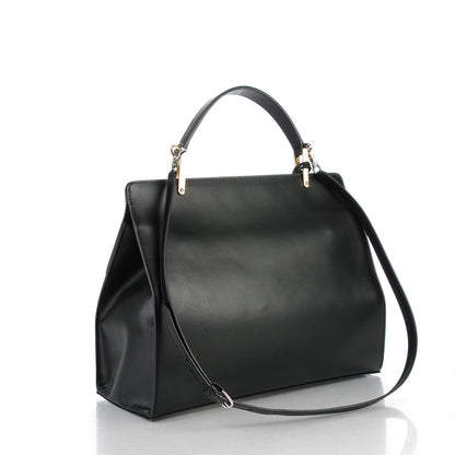 Balenciaga Smooth Calfskin Le Dix M Cartable Shoulder Bag Black 3 of 7