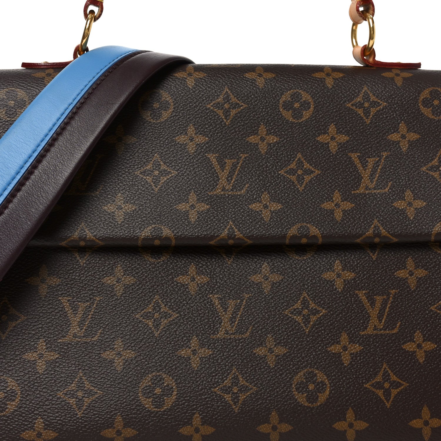Louis Vuitton Monogram Cluny MM Blue Glacial 7 of 9
