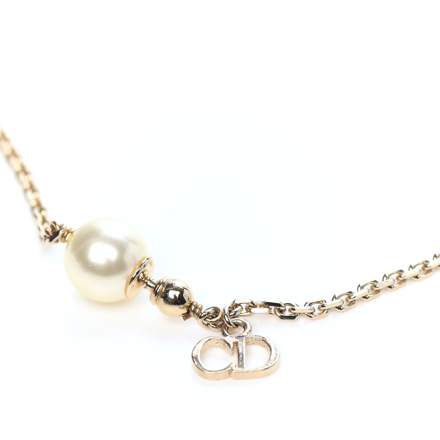 Christian Dior Pearl Dior Bracelet Gold 3 of 3