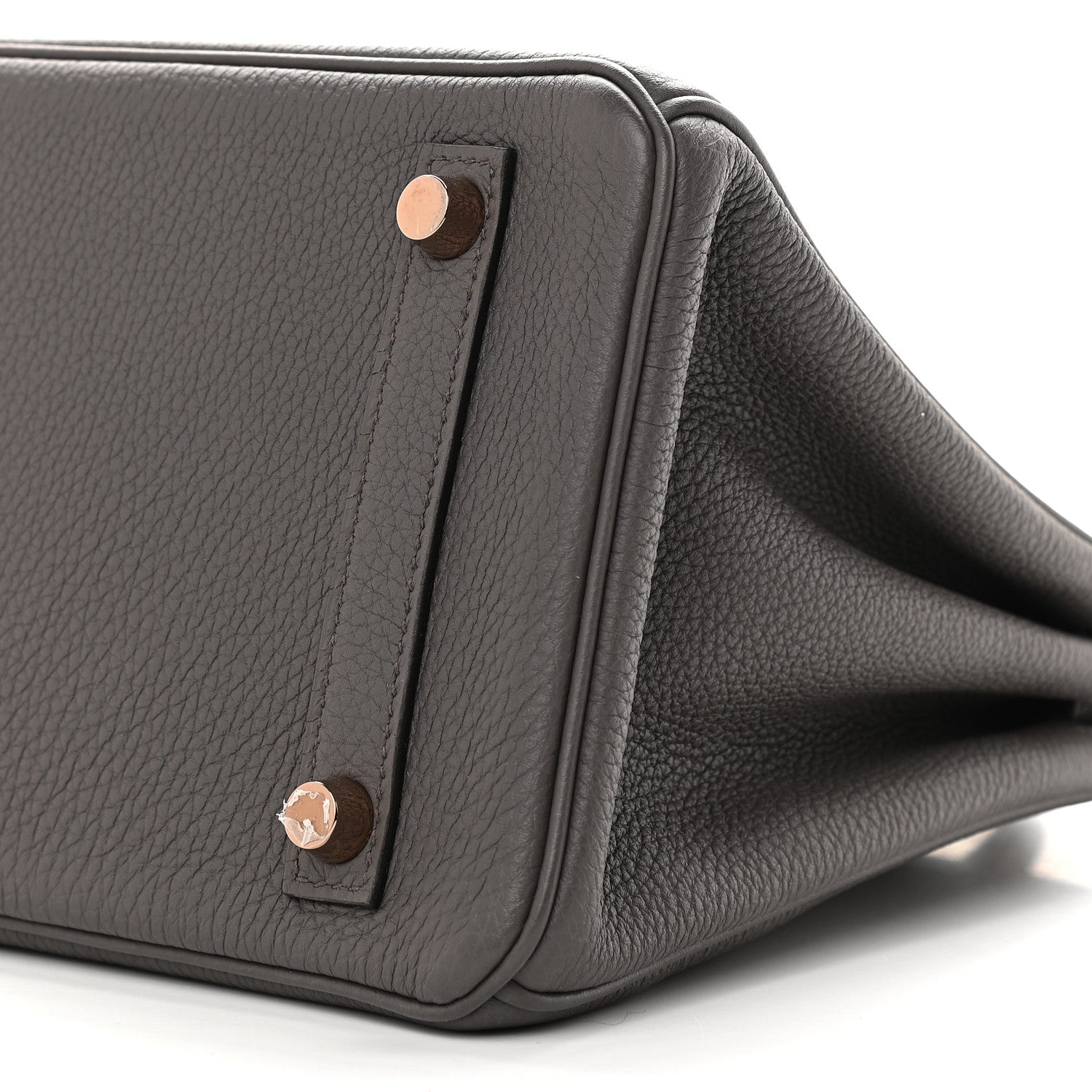 Hermes Togo Birkin 25 Etain 9 of 9