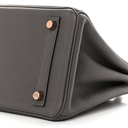 Hermes Togo Birkin 25 Etain 9 of 9