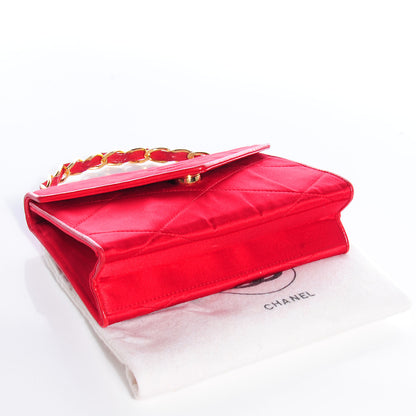 Chanel Satin CC Envelope Flap Red 4 of 7
