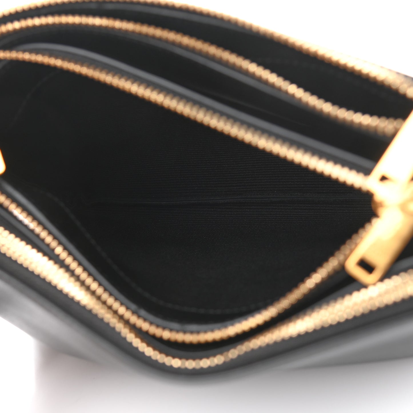 Lambskin Small Trio Crossbody Bag Black