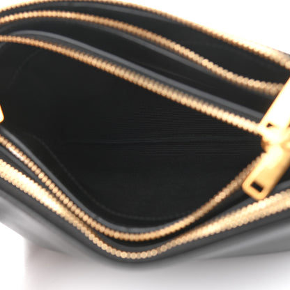 Celine Lambskin Small Trio Crossbody Bag Black 6 of 13