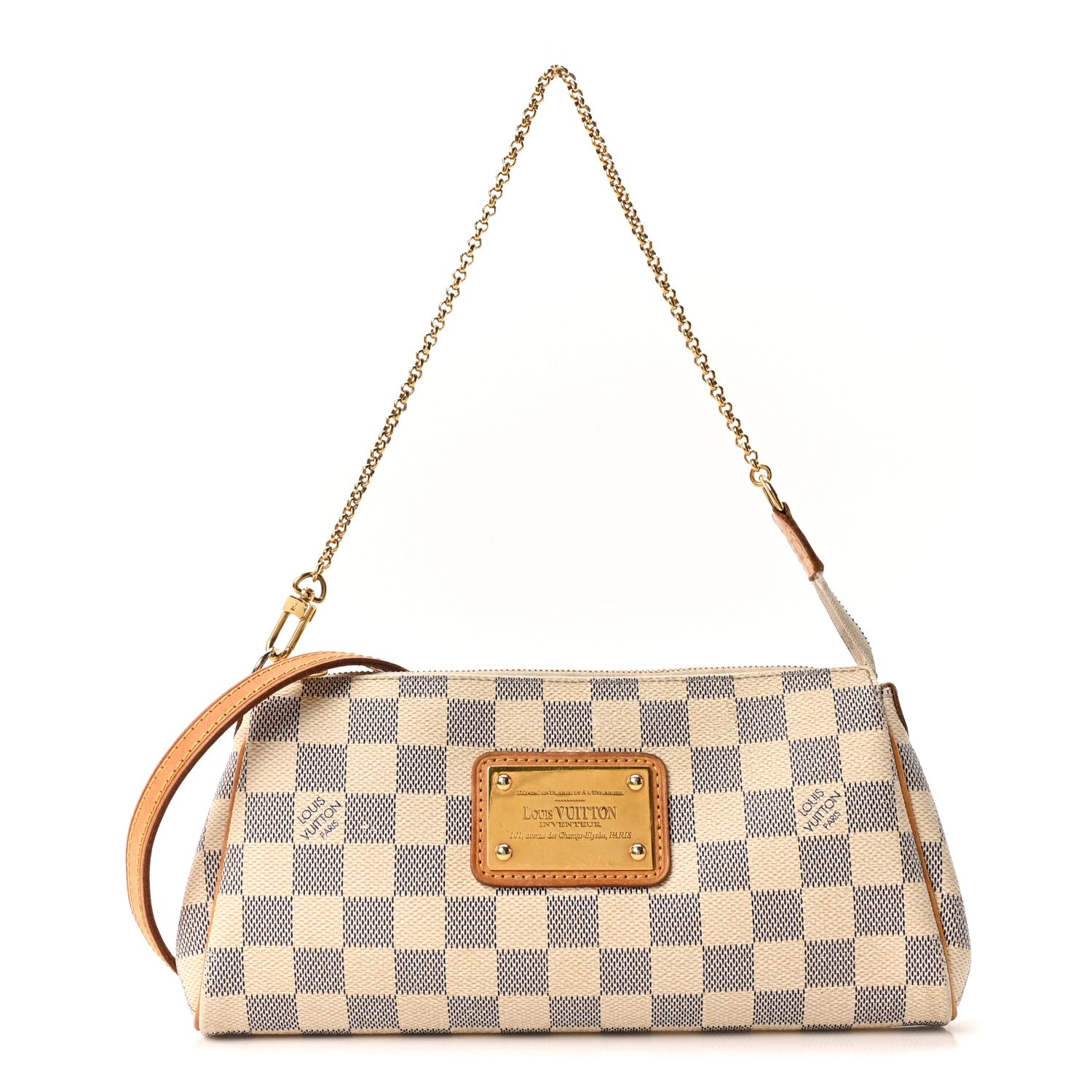 Louis Vuitton Damier Azur Eva Clutch 1 of 9