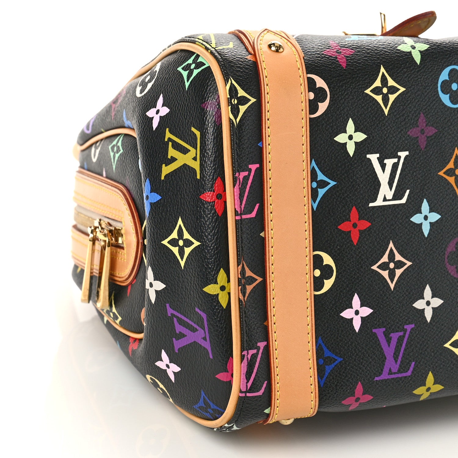 Louis Vuitton Monogram Multicolor Priscilla Black 7 of 9