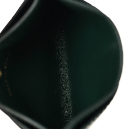 Chanel Calfskin Crocodile Embossed Crococo Card Holder Emerald 5 of 8