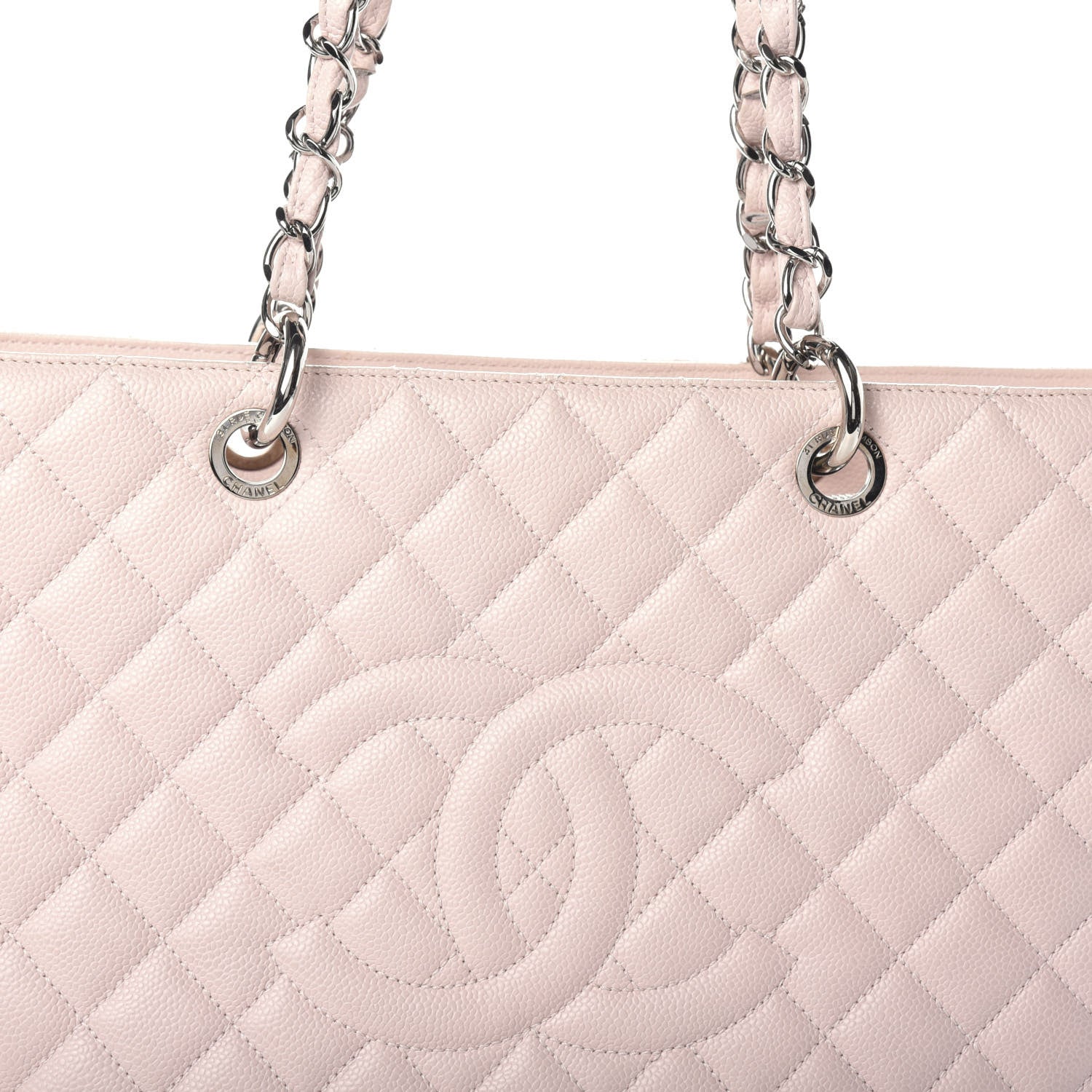 Chanel Caviar XL Grand Shopping Tote GST Light Pink 8 of 10