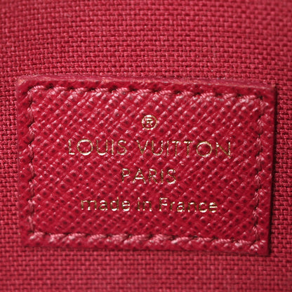 Louis Vuitton Monogram Pochette Felicie Chain Wallet Fuchsia 5 of 9