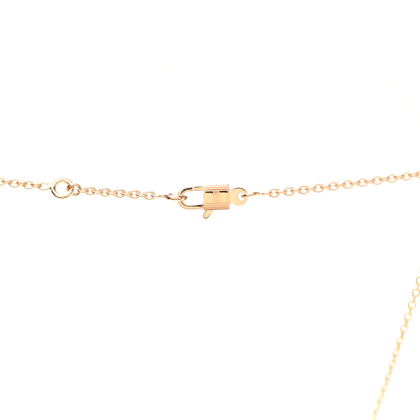 18K Rose Gold Diamond Kelly Pendant Necklace