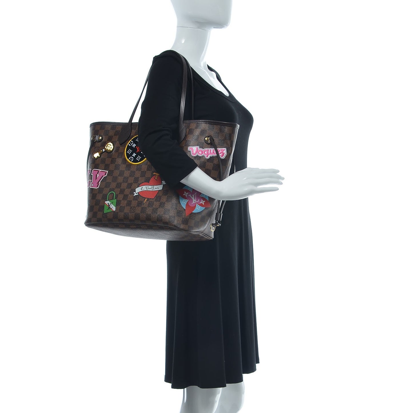 Damier Ebene Travel Stickers Neo Neverfull MM