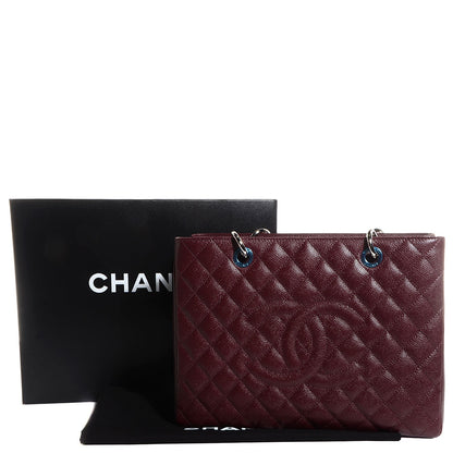 Chanel Caviar Grand Shopping Tote GST Bordeaux 8 of 8