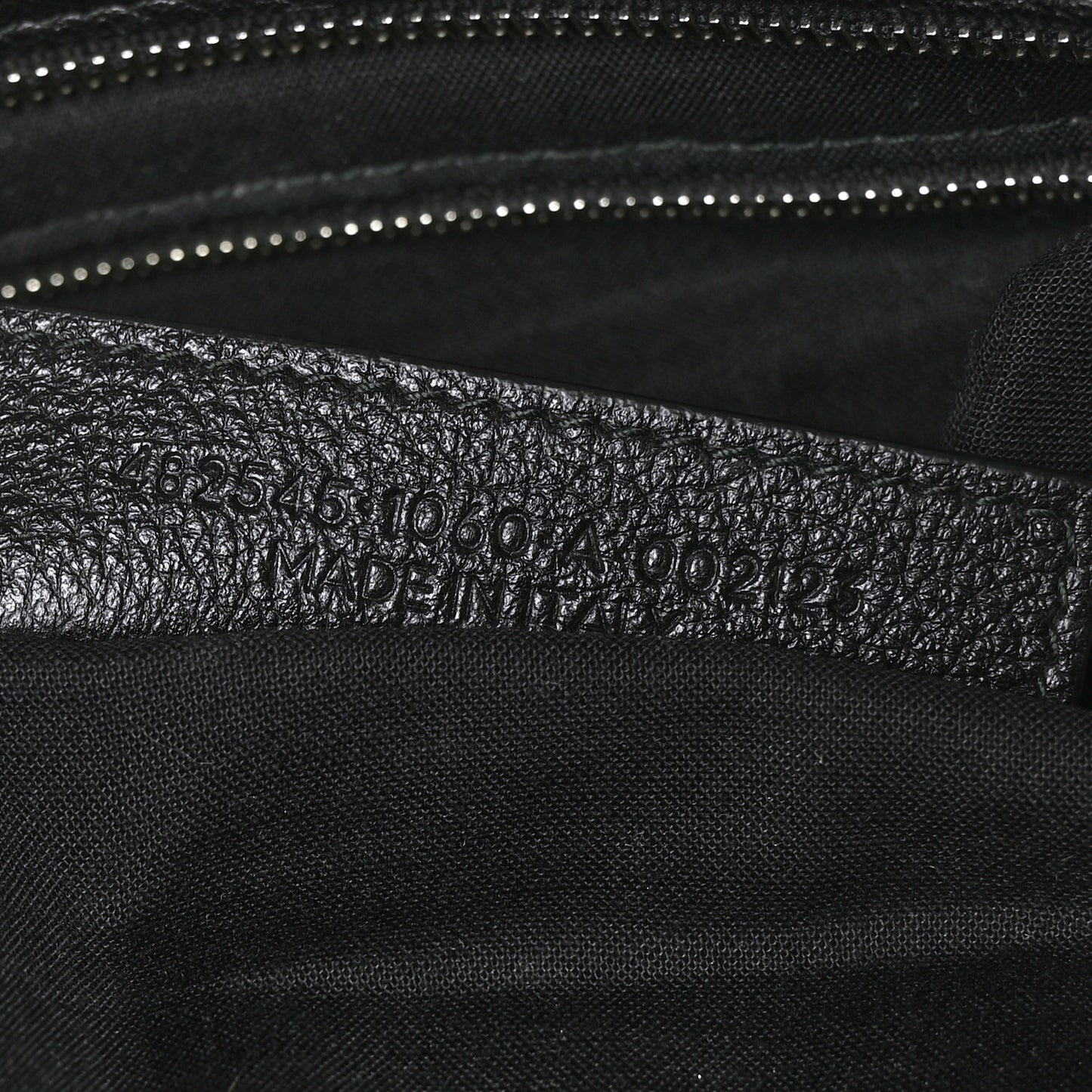 Calfskin Medium Logo North South Shopping Tote Black