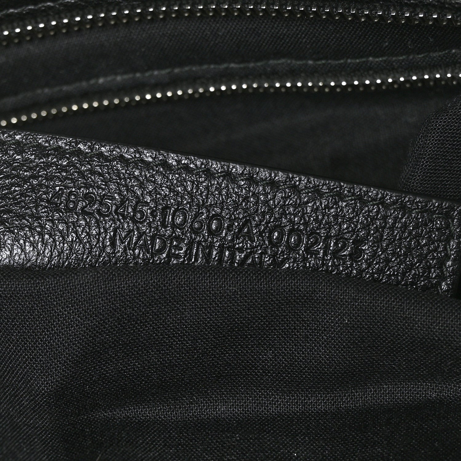 Balenciaga Calfskin Medium Logo North South Shopping Tote Black 7 of 10