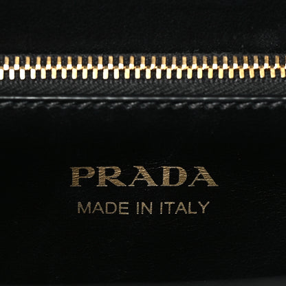 Prada City Calfskin Saffiano Cahier Top Handle Bag Black 6 of 8
