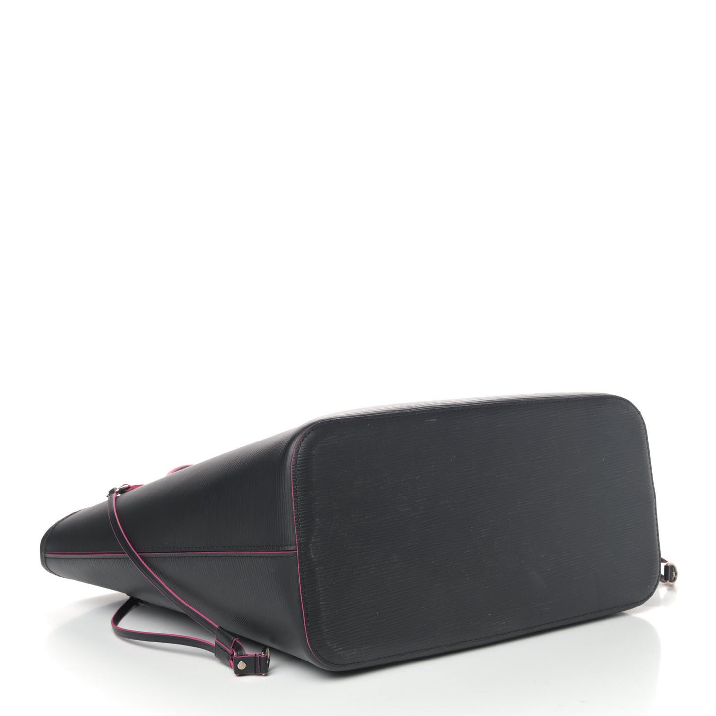 Epi Neverfull MM Black Hot Pink