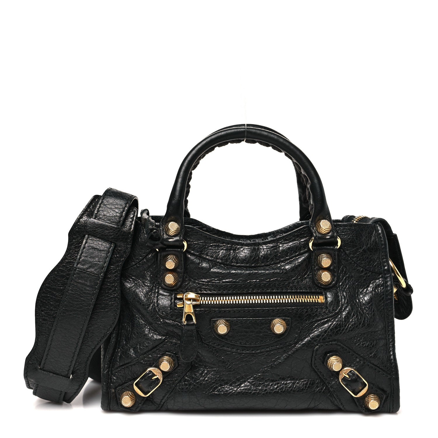 Balenciaga Agneau Giant 12 Gold Hardware Mini City Black 1 of 11