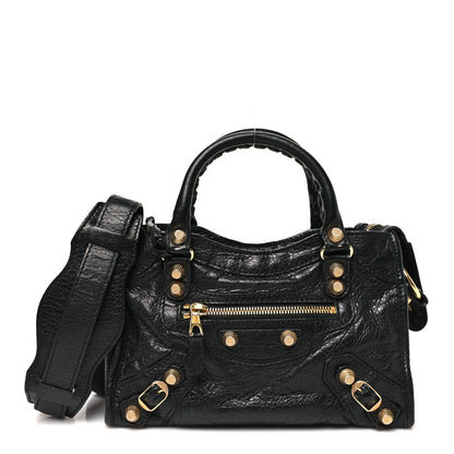 Balenciaga Agneau Giant 12 Gold Hardware Mini City Black 1 of 11