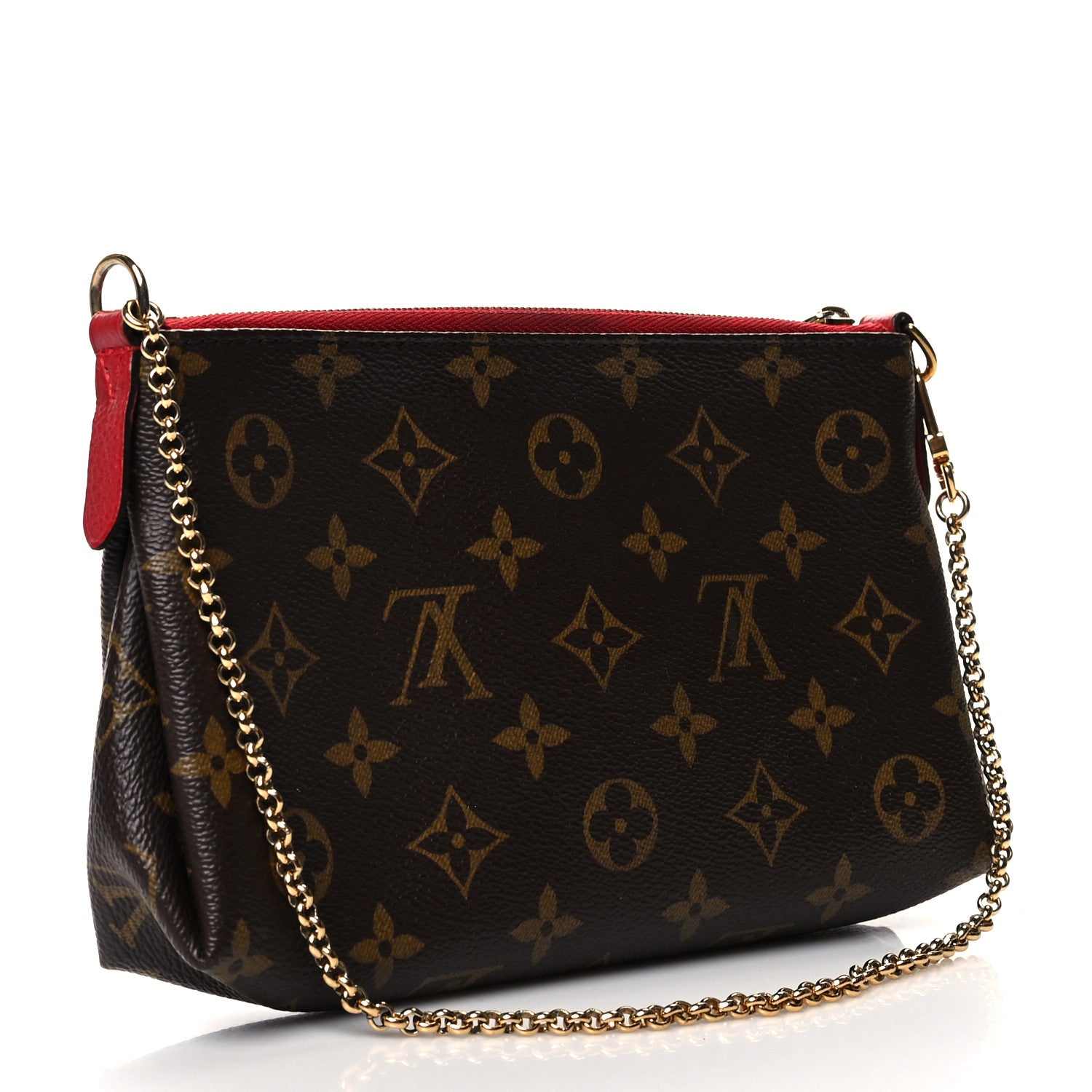 Louis Vuitton Monogram Pallas Clutch Cherry 3 of 14
