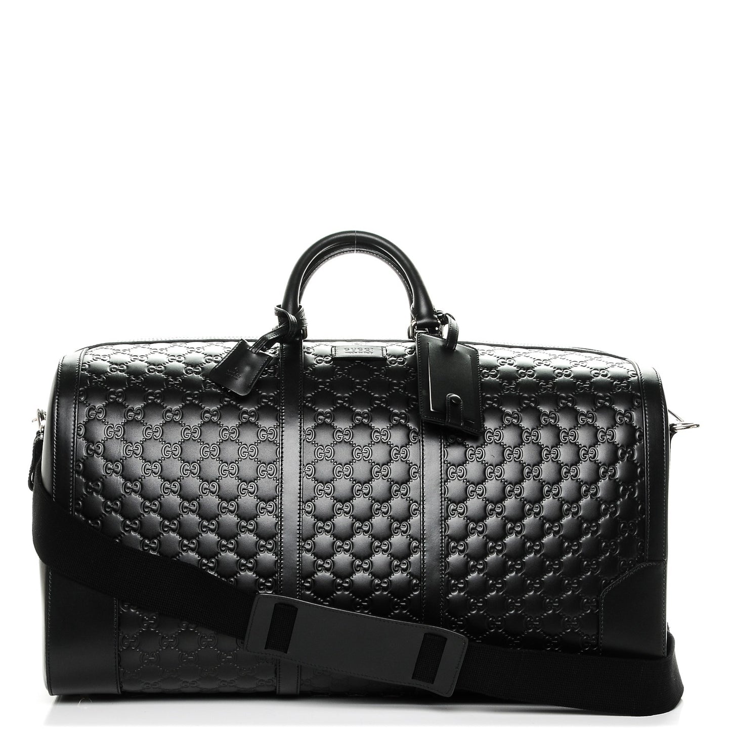 Guccissima Signature Large Duffle Black